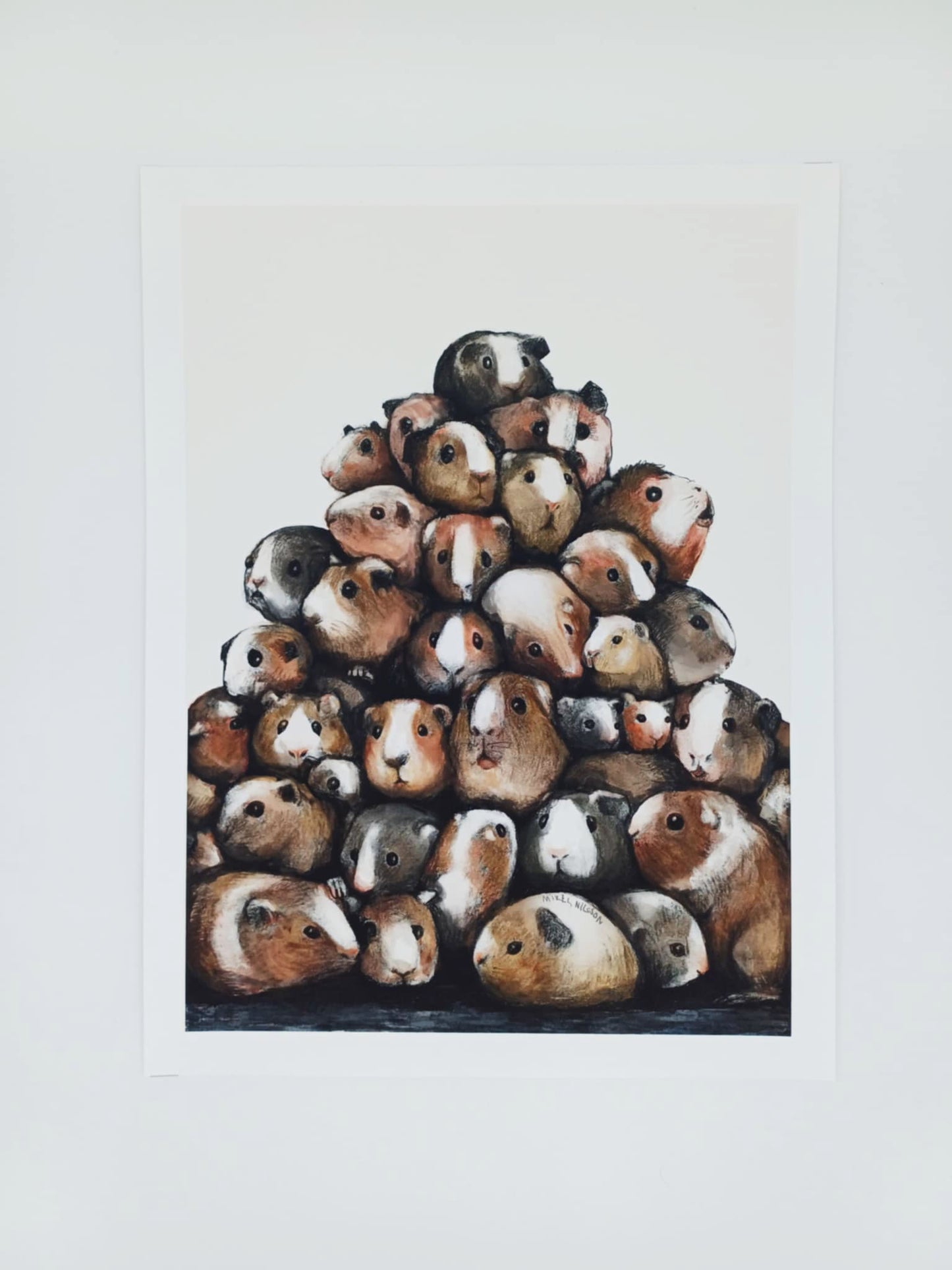 Gicléetryck – "Guineapile" av Mikel Nilsson (signerat)