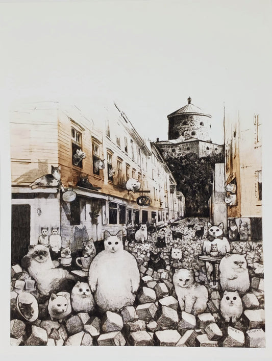 Gicléetryck – "Haga" av Mikel Nilsson (signerat)
